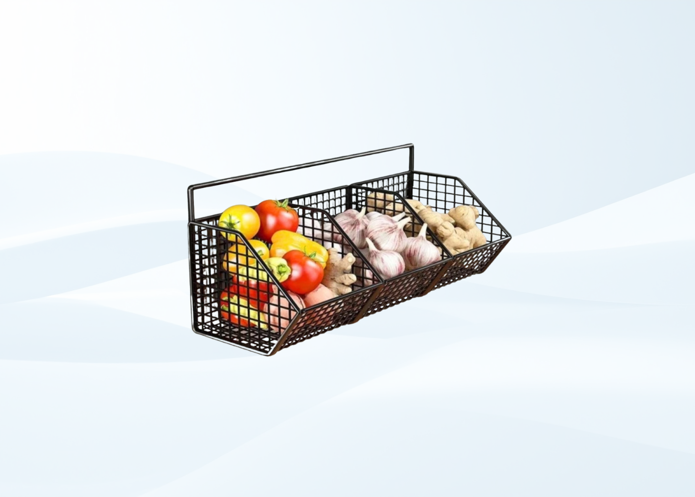 Kệ treo hành tỏi 3 ngăn Kioto